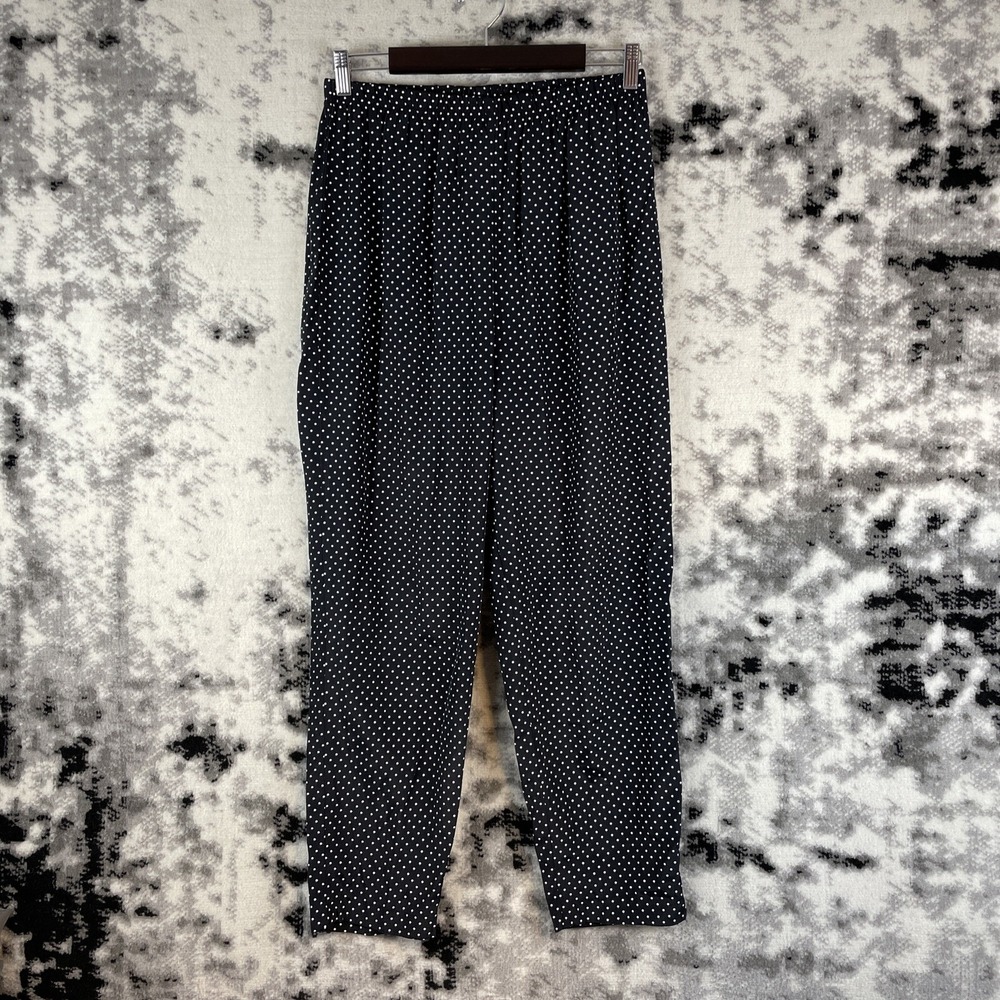 Fritzi California Pants Women's‎ Size Medium Polka Dot Acetate Rayon Comfort